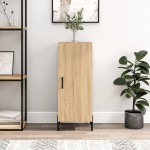 vidaXL Servantă, stejar sonoma, 34,5x34x90 cm, lemn compozit vidaXL Servantă, stejar sonoma, 34,5x34x90 cm, lemn compozit