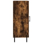 vidaXL Servantă, stejar fumuriu, 34,5x34x90 cm, lemn compozit vidaXL Servantă, stejar fumuriu, 34,5x34x90 cm, lemn compozit