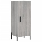 vidaXL Servantă, gri sonoma, 34,5x34x90 cm, lemn compozit vidaXL Servantă, gri sonoma, 34,5x34x90 cm, lemn compozit