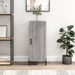 vidaXL Servantă, gri sonoma, 34,5x34x90 cm, lemn compozit vidaXL Servantă, gri sonoma, 34,5x34x90 cm, lemn compozit