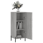 vidaXL Servantă, gri sonoma, 34,5x34x90 cm, lemn compozit vidaXL Servantă, gri sonoma, 34,5x34x90 cm, lemn compozit