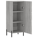 vidaXL Servantă, gri sonoma, 34,5x34x90 cm, lemn compozit vidaXL Servantă, gri sonoma, 34,5x34x90 cm, lemn compozit
