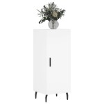 vidaXL Servantă, alb, 34,5x34x90 cm, lemn compozit vidaXL Servantă, alb, 34,5x34x90 cm, lemn compozit