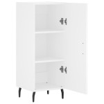 vidaXL Servantă, alb, 34,5x34x90 cm, lemn compozit vidaXL Servantă, alb, 34,5x34x90 cm, lemn compozit