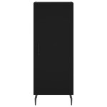 vidaXL Servantă, negru, 34,5x34x90 cm, lemn compozit vidaXL Servantă, negru, 34,5x34x90 cm, lemn compozit