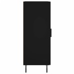 vidaXL Servantă, negru, 34,5x34x90 cm, lemn compozit vidaXL Servantă, negru, 34,5x34x90 cm, lemn compozit