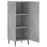 vidaXL Servantă, gri beton, 34,5x34x90 cm, lemn compozit vidaXL Servantă, gri beton, 34,5x34x90 cm, lemn compozit