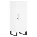 vidaXL Servantă, alb, 34,5x34x90 cm, lemn compozit vidaXL Servantă, alb, 34,5x34x90 cm, lemn compozit