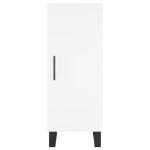 vidaXL Servantă, alb, 34,5x34x90 cm, lemn compozit vidaXL Servantă, alb, 34,5x34x90 cm, lemn compozit
