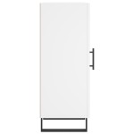 vidaXL Servantă, alb, 34,5x34x90 cm, lemn compozit vidaXL Servantă, alb, 34,5x34x90 cm, lemn compozit