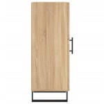 vidaXL Servantă, stejar sonoma, 34,5x34x90 cm, lemn compozit