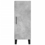 vidaXL Servantă, gri beton, 34,5x34x90 cm, lemn compozit