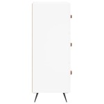 vidaXL Servantă, alb, 34,5x34x90 cm, lemn compozit vidaXL Servantă, alb, 34,5x34x90 cm, lemn compozit