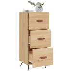 vidaXL Servantă, stejar sonoma, 34,5x34x90 cm, lemn compozit vidaXL Servantă, stejar sonoma, 34,5x34x90 cm, lemn compozit