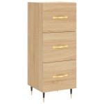 vidaXL Servantă, stejar sonoma, 34,5x34x90 cm, lemn compozit vidaXL Servantă, stejar sonoma, 34,5x34x90 cm, lemn compozit