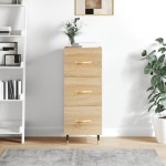 vidaXL Servantă, stejar sonoma, 34,5x34x90 cm, lemn compozit vidaXL Servantă, stejar sonoma, 34,5x34x90 cm, lemn compozit
