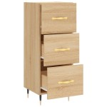 vidaXL Servantă, stejar sonoma, 34,5x34x90 cm, lemn compozit vidaXL Servantă, stejar sonoma, 34,5x34x90 cm, lemn compozit