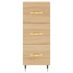 vidaXL Servantă, stejar sonoma, 34,5x34x90 cm, lemn compozit vidaXL Servantă, stejar sonoma, 34,5x34x90 cm, lemn compozit