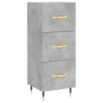 vidaXL Servantă, gri beton, 34,5x34x90 cm, lemn compozit vidaXL Servantă, gri beton, 34,5x34x90 cm, lemn compozit