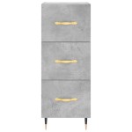 vidaXL Servantă, gri beton, 34,5x34x90 cm, lemn compozit vidaXL Servantă, gri beton, 34,5x34x90 cm, lemn compozit