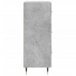 vidaXL Servantă, gri beton, 34,5x34x90 cm, lemn compozit vidaXL Servantă, gri beton, 34,5x34x90 cm, lemn compozit