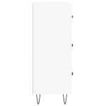 vidaXL Servantă, alb, 34,5x34x90 cm, lemn compozit vidaXL Servantă, alb, 34,5x34x90 cm, lemn compozit