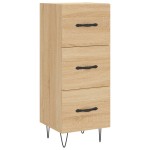 vidaXL Servantă, stejar sonoma, 34,5x34x90 cm, lemn compozit vidaXL Servantă, stejar sonoma, 34,5x34x90 cm, lemn compozit