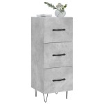 vidaXL Servantă, gri beton, 34,5x34x90 cm, lemn compozit vidaXL Servantă, gri beton, 34,5x34x90 cm, lemn compozit