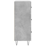 vidaXL Servantă, gri beton, 34,5x34x90 cm, lemn compozit vidaXL Servantă, gri beton, 34,5x34x90 cm, lemn compozit