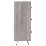 vidaXL Servantă, gri sonoma, 34,5x34x90 cm, lemn compozit vidaXL Servantă, gri sonoma, 34,5x34x90 cm, lemn compozit