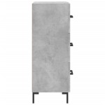 vidaXL Servantă, gri beton, 34,5x34x90 cm, lemn compozit vidaXL Servantă, gri beton, 34,5x34x90 cm, lemn compozit