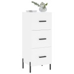 vidaXL Servantă, alb, 34,5x34x90 cm, lemn compozit vidaXL Servantă, alb, 34,5x34x90 cm, lemn compozit