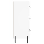 vidaXL Servantă, alb, 34,5x34x90 cm, lemn compozit vidaXL Servantă, alb, 34,5x34x90 cm, lemn compozit