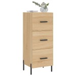 vidaXL Servantă, stejar sonoma, 34,5x34x90 cm, lemn compozit vidaXL Servantă, stejar sonoma, 34,5x34x90 cm, lemn compozit