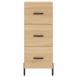 vidaXL Servantă, stejar sonoma, 34,5x34x90 cm, lemn compozit vidaXL Servantă, stejar sonoma, 34,5x34x90 cm, lemn compozit