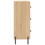 vidaXL Servantă, stejar sonoma, 34,5x34x90 cm, lemn compozit vidaXL Servantă, stejar sonoma, 34,5x34x90 cm, lemn compozit