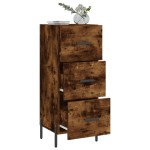 vidaXL Servantă, stejar fumuriu, 34,5x34x90 cm, lemn compozit vidaXL Servantă, stejar fumuriu, 34,5x34x90 cm, lemn compozit