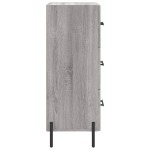 vidaXL Servantă, gri sonoma, 34,5x34x90 cm, lemn compozit vidaXL Servantă, gri sonoma, 34,5x34x90 cm, lemn compozit
