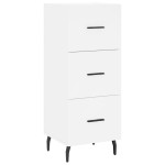 vidaXL Servantă, alb, 34,5x34x90 cm, lemn compozit vidaXL Servantă, alb, 34,5x34x90 cm, lemn compozit