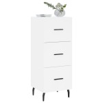 vidaXL Servantă, alb, 34,5x34x90 cm, lemn compozit vidaXL Servantă, alb, 34,5x34x90 cm, lemn compozit