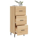 vidaXL Servantă, stejar sonoma, 34,5x34x90 cm, lemn compozit vidaXL Servantă, stejar sonoma, 34,5x34x90 cm, lemn compozit
