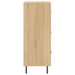 vidaXL Servantă, stejar sonoma, 34,5x34x90 cm, lemn compozit vidaXL Servantă, stejar sonoma, 34,5x34x90 cm, lemn compozit
