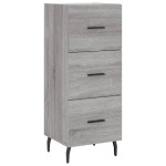 vidaXL Servantă, gri sonoma, 34,5x34x90 cm, lemn compozit vidaXL Servantă, gri sonoma, 34,5x34x90 cm, lemn compozit