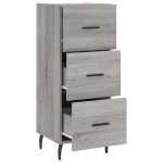 vidaXL Servantă, gri sonoma, 34,5x34x90 cm, lemn compozit vidaXL Servantă, gri sonoma, 34,5x34x90 cm, lemn compozit
