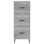 vidaXL Servantă, gri sonoma, 34,5x34x90 cm, lemn compozit vidaXL Servantă, gri sonoma, 34,5x34x90 cm, lemn compozit
