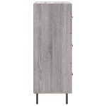 vidaXL Servantă, gri sonoma, 34,5x34x90 cm, lemn compozit vidaXL Servantă, gri sonoma, 34,5x34x90 cm, lemn compozit