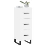 vidaXL Servantă, alb, 34,5x34x90 cm, lemn compozit vidaXL Servantă, alb, 34,5x34x90 cm, lemn compozit