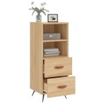 vidaXL Servantă, stejar sonoma, 34,5x34x90 cm, lemn compozit vidaXL Servantă, stejar sonoma, 34,5x34x90 cm, lemn compozit