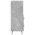 vidaXL Servantă, gri beton, 34,5x34x90 cm, lemn compozit