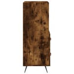 vidaXL Servantă, stejar fumuriu, 34,5x34x90 cm, lemn compozit vidaXL Servantă, stejar fumuriu, 34,5x34x90 cm, lemn compozit